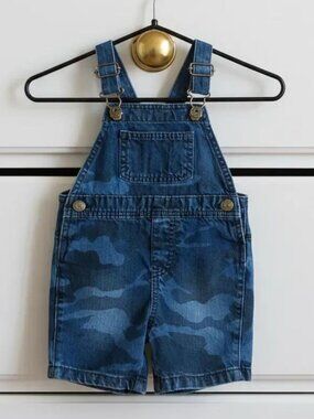 George Camo Denim Shortalls 2T